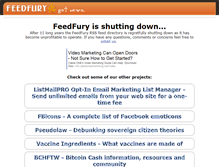 Tablet Screenshot of feedfury.com